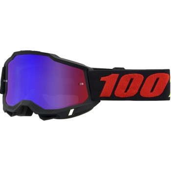 100% - 100% Accuri 2 Morphuis Goggles - 50014-00022 - Morphuis/Black/Red/Red/Blue Mirror Lens - OSFM