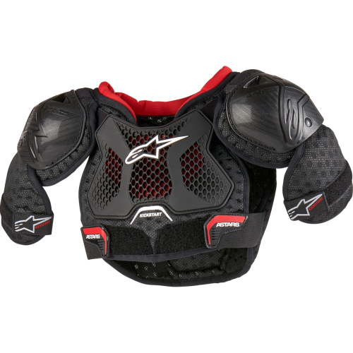 Alpinestars - Alpinestars Bionic Action Kickstart Kid Chest Guard - 6740624-13-4/6 - Black/Red - 4/6