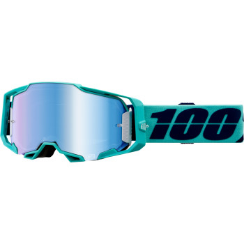 100% - 100% Armega Esterel Goggles - 50005-00017 - Esterel/Aqua/Navy Blue/Clear Lens - OSFM