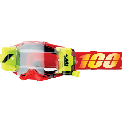 100% - 100% Armega Forecast Goggles - 50006-00004 - Red/Yellow/Clear Lens - OSFM