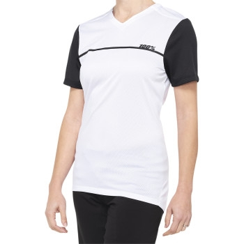 100% - 100% Ridecamp Womens Jersey - 40035-00009 - Black/White - Medium