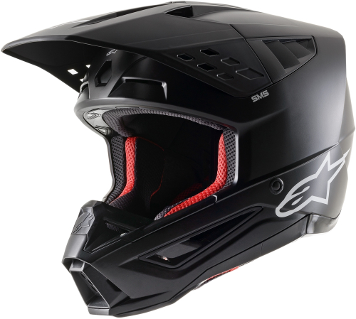 Alpinestars - Alpinestars S-M5 Solid Helmet - 8303123-110-XL - Black Matte - X-Large