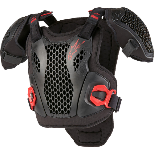 Alpinestars - Alpinestars Bionic Action Youth Chest Protector - 6740424-13-S/M - Black/Red - Sm-Md