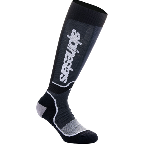 Alpinestars - Alpinestars MX Plus Socks - 4702324-12-L - Black/White - Large