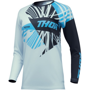 Thor - Thor Sector Split Womens Jersey - 2911-0293 - Starlight Blue/Black - 2XL