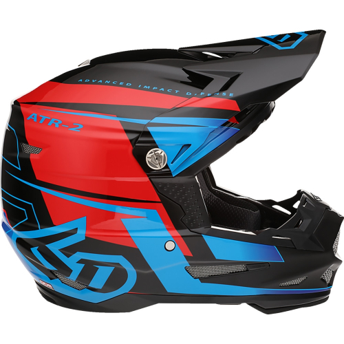 6D - 6D ATR-2 Mach Helmet - 12-3319 - Blue/Red/Black - 2XL