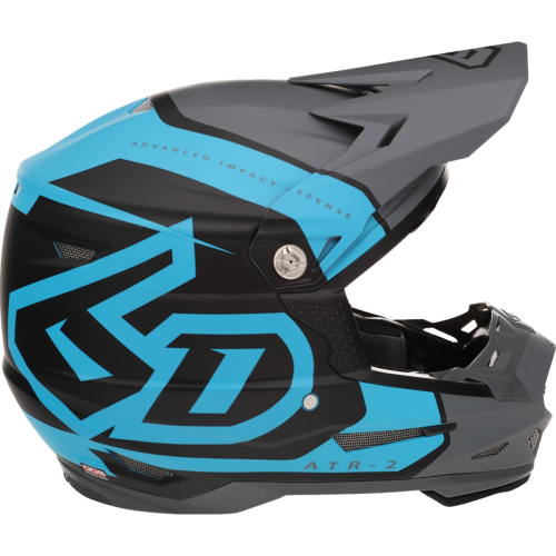 6D - 6D ATR-2 Torque Helmet - 12-3238 - Cyan/Gray - X-Large