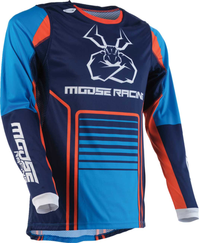 Moose Racing - Moose Racing Agroid Jersey - 2910-7493 - Blue/Orange - 3XL
