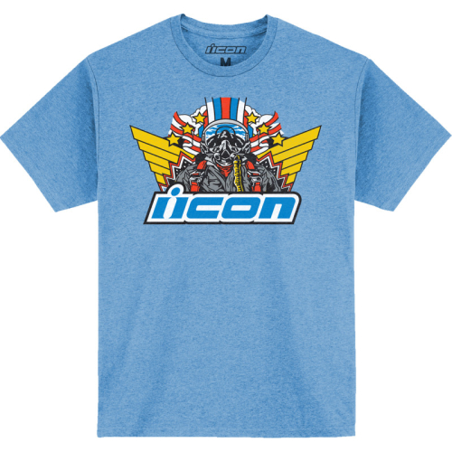 Icon - Icon Flyboy T-Shirt - 3030-23469 - Blue - X-Large