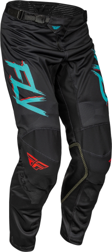 Fly Racing - Fly Racing Kinetic Mesh Rave Pants - 377-32240 - Red/Black/Mint - 40
