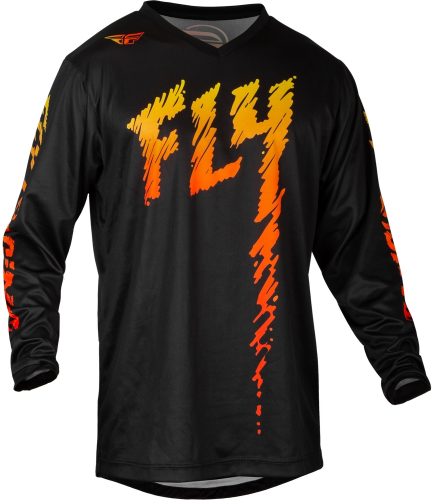 Fly Racing - Fly Racing F-16 Youth Jersey - 377-221YM - Black/Yellow/Orange - Medium