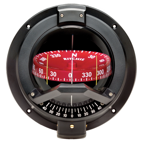 Ritchie - Ritchie BN-202 Navigator Compass - Bulkhead Mount - Black