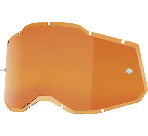 100% - 100% Replacement Injected Lenses for Adult Racecraft 2/Accuri 2/Stratus 2 Goggles - Persimmon - 59092-00002