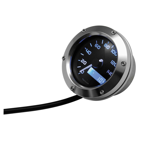 Bikers Choice - Bikers Choice Velona Gauge Bezel - Silver - 85819
