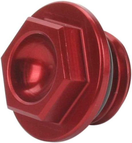 Works Connection - Works Connection Oil Filler Plug - Red - 24-070