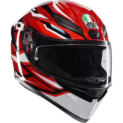 AGV - AGV K1 S Lion Helmet - 2118394003-035-L - Black/Red/White - Large