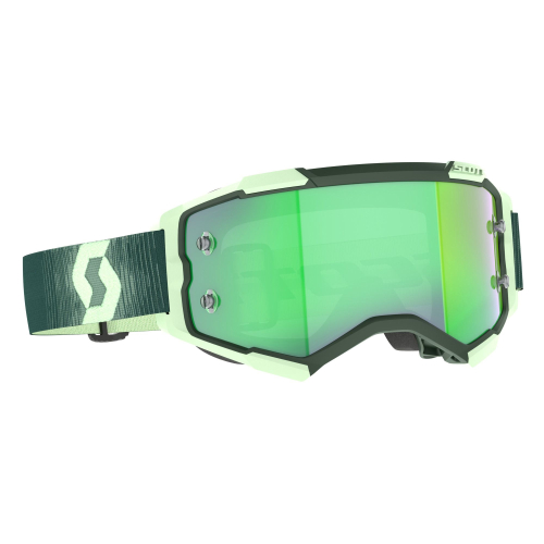 Scott USA - Scott USA Fury Goggles - 272828-7703279 - Green/Green Mirror Lens - OSFM