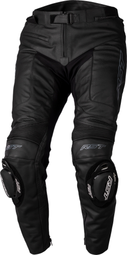 RST - RST S1 CE Leather Pants - 102978BLK-32 - Black/Black - Medium
