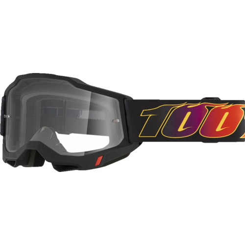100% - 100% Accuri 2 Diablo Goggles - 50013-00026 - Diablo/Black/Orange/Red/Clear Lens - OSFM
