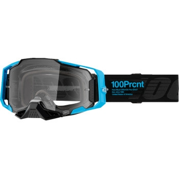 100% - 100% Armega Barely 2 Goggles - 50004-00027 - Barely 2/Clear Lens - OSFM