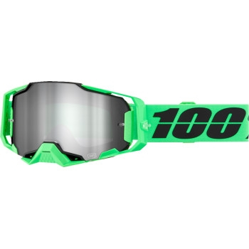 100% - 100% Armega Anza 2 Goggles - 50005-00025 - Anza 2/Silver Mirror Lens - OSFM