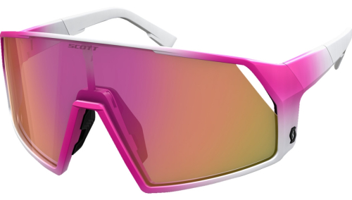 Scott USA - Scott USA Pro Shield JP61 Sunglasses - 412057-1087276 - White/Pink/Pink Chrome Lens - OSFM