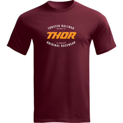 Thor - Thor Caliber T-Shirt - 3030-23562 - Maroon - Medium