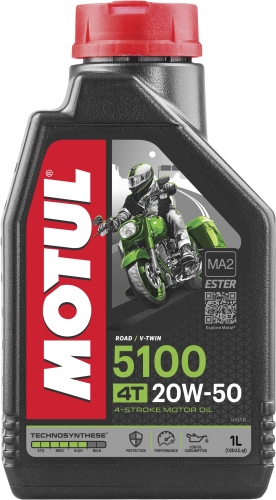 Motul - Motul 5100 4T Technosynthese Oil - 20W50 - 4 L. - 109945