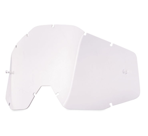 100% - 100% Replacement Lenses for Racecraft+/Racecraft/Accuri/Strata Goggles - Clear - 59005-00001