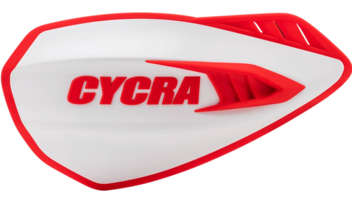 Cycra - Cycra Cyclone Handguards - White/Red - 1CYC-0056-239