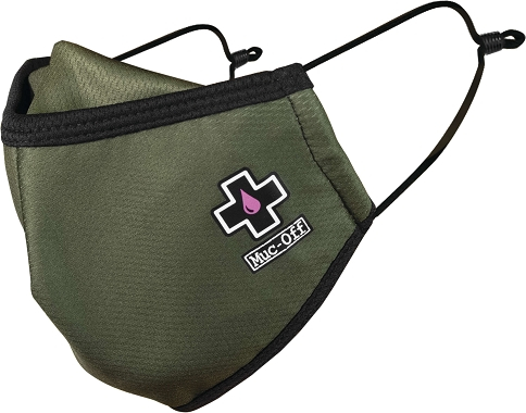 Muc-Off - Muc-Off Green Reusable Facemask - Large - 20353 - Green - Large