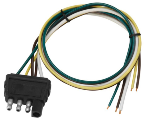 Cequent - Cequent 4-Way Flat Trailer End Wire Harness - Wishbone Style - 707286