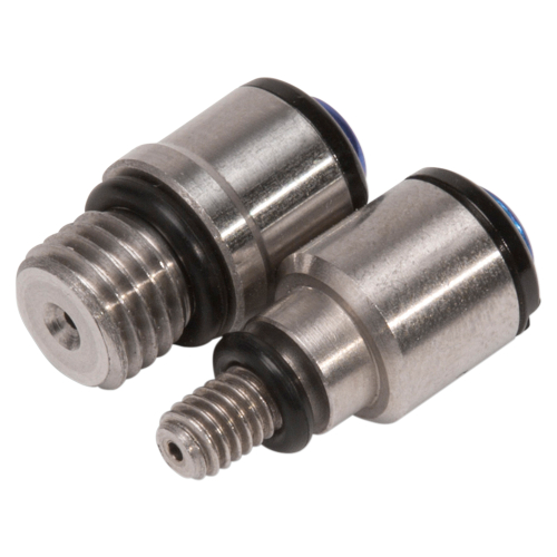 Motion Pro - Motion Pro Micro Bleeder for WP AER Forks - M4x0.7 & M8x1.0 - Silver - 11-0111