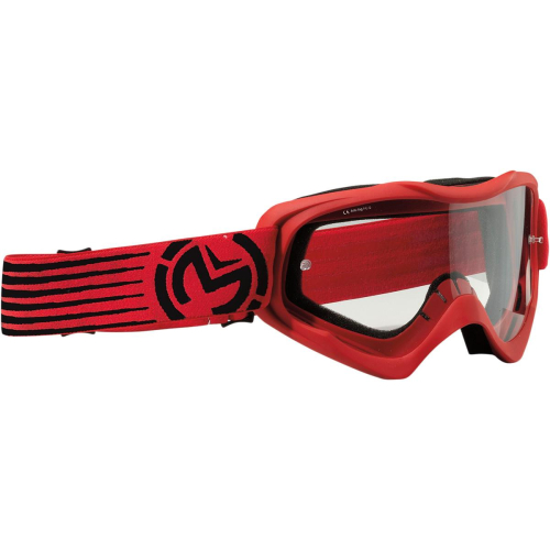 Moose Racing - Moose Racing Qualifier Youth Slash Goggles - 2601-2129 - Red/Black/Clear Lens