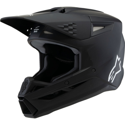Alpinestars - Alpinestars SM3 Solid Youth Helmet - 8302225-110-YL - Matte Black - Large