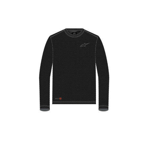 Alpinestars - Alpinestars Inclinate Long Sleeve Mesh T-Shirt - 1214-73500-10-L - Black - Large