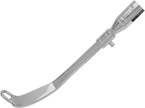 Drag Specialties - Drag Specialties Chrome Kickstand - Flat Bottom, Stock Length (9 1/2in. L) - 055018-BC619