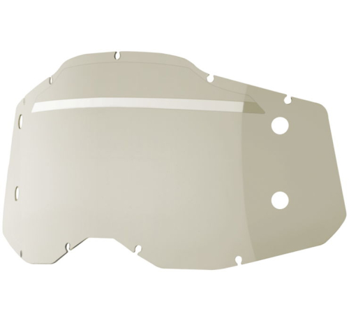 100% - 100% Replacement Forecast 2 Lens for Racecraft 2/Accuri 2/Stratus 2 Goggles - Smoke - 59099-00002