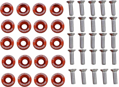Moose Racing - Moose Racing Fender Washer Kit - Orange - 100-1011-PU
