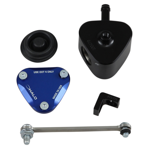 Driven Racing - Driven Racing Halo Fluid Container - Rear Brake/Clutch - Right 8MM Outlet - Blue - DRRRE-01-BL
