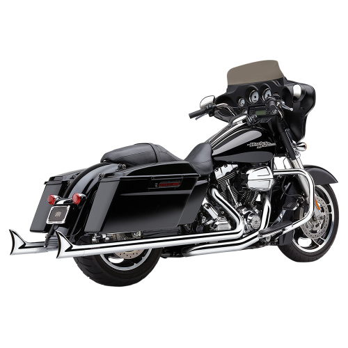 Cobra - Cobra Speedster Duals Exhaust System - Fishtail Tipped - Chrome - 6975