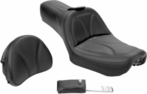 Saddlemen - Saddlemen King Seat with Driver Backrest - 804-04-053