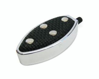 Cyclesmiths - Cyclesmiths Banana Board Shifter Peg - Chrome with Rivets - 124