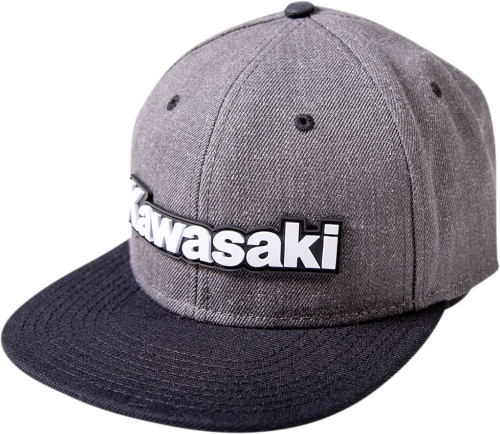 Factory Effex - Factory Effex Kawasaki Snapback Hat - 24-86100 - Charcoal/Black/Gray - OSFM