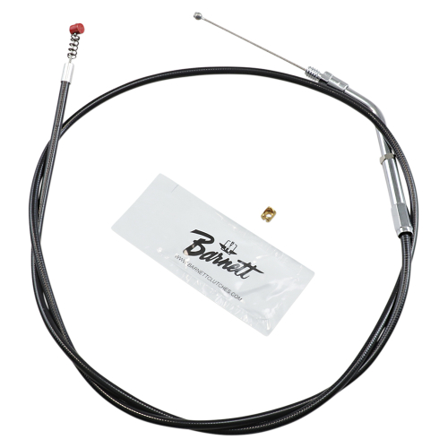 Barnett - Barnett Black Vinyl Idle Cable (+6in.) - 101-30-40024-06