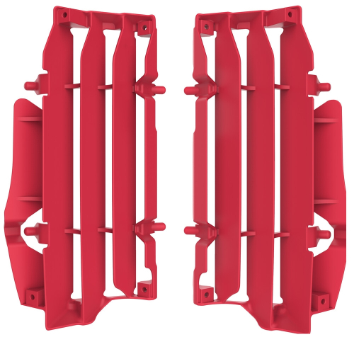 Polisport - Polisport Radiator Louvers - Red - 8473600002