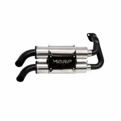 MBRP - MBRP Power Tech 4 Dual Exhaust System - Stainless Steel - AT-9519PT