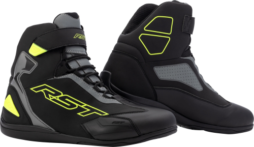 RST - RST Sabre Moto Shoes - 103053F.YEL-42 - Black/Gray/Fluo Yellow - 42