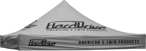 HardDrive - HardDrive Canopy Top Only - 10X10 - Gray/Black With Logo - 810-9893
