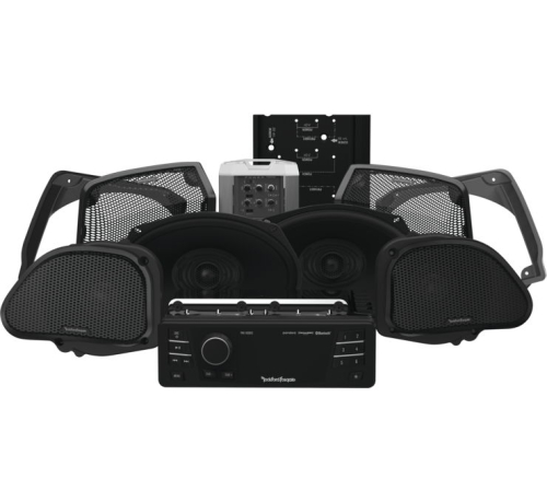 Rockford Fosgate - Rockford Fosgate Source Unit 4-speaker and Amp Kit For Road Glide - HD9813RG-STAGE3